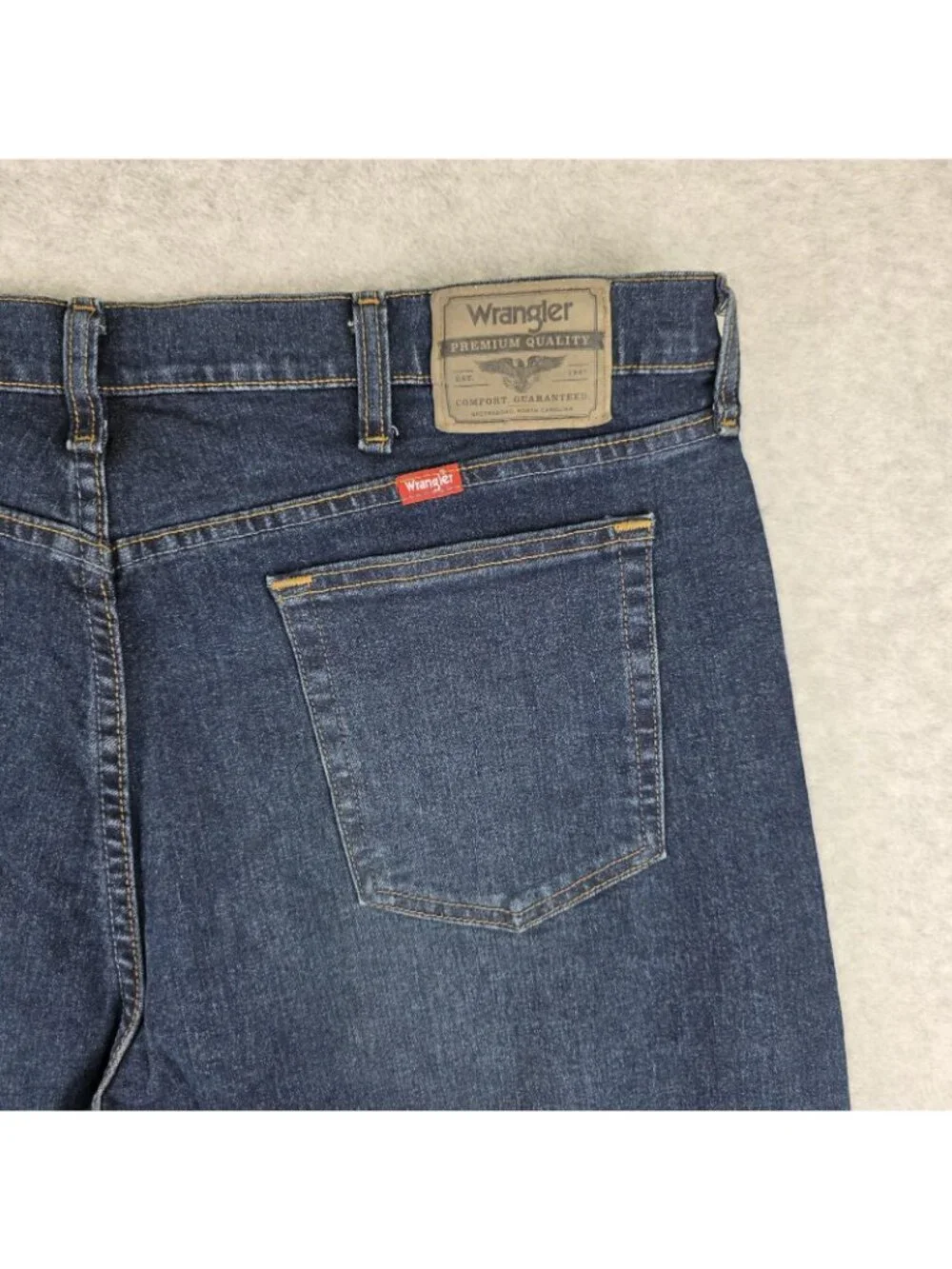 Wrangler Five Star Jeans Mens 40x30 Relaxed Straight Dark Wash Denim NWT